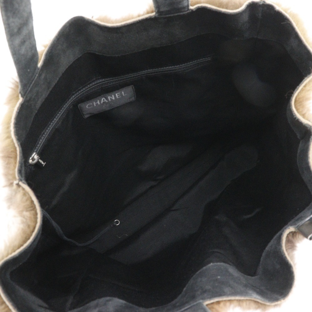 CHANEL Brown Logo Tote Bag - Picture 6 of 14